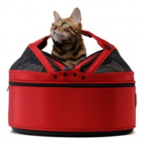 The Sleepypod Mobile Pet Bed is a bed, carrier, and safety seat all in one. Perfect for small RV adventure pets. Tires and Tails.com